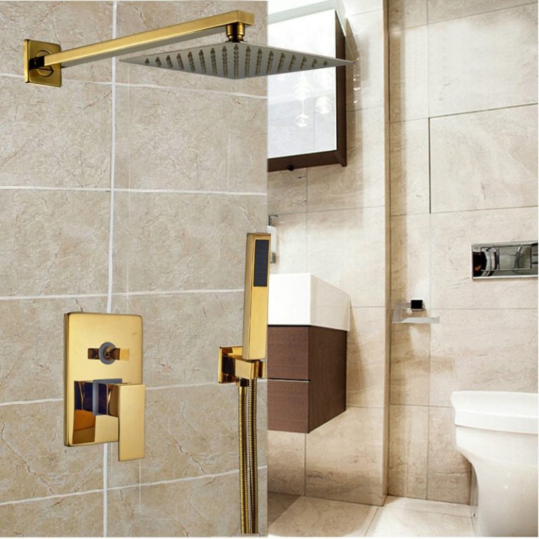 Fontana Brass Gold Tone Shower Set Fontana Showers