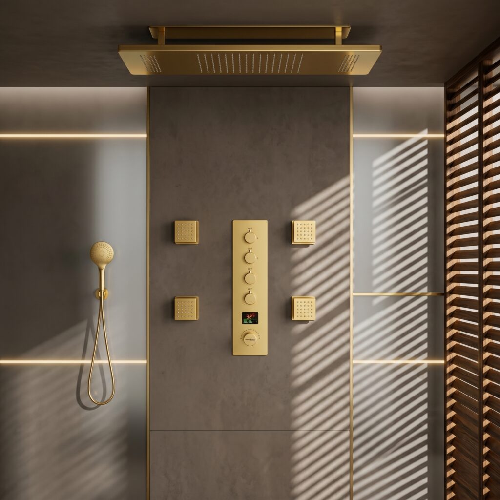 Premium smart shower design