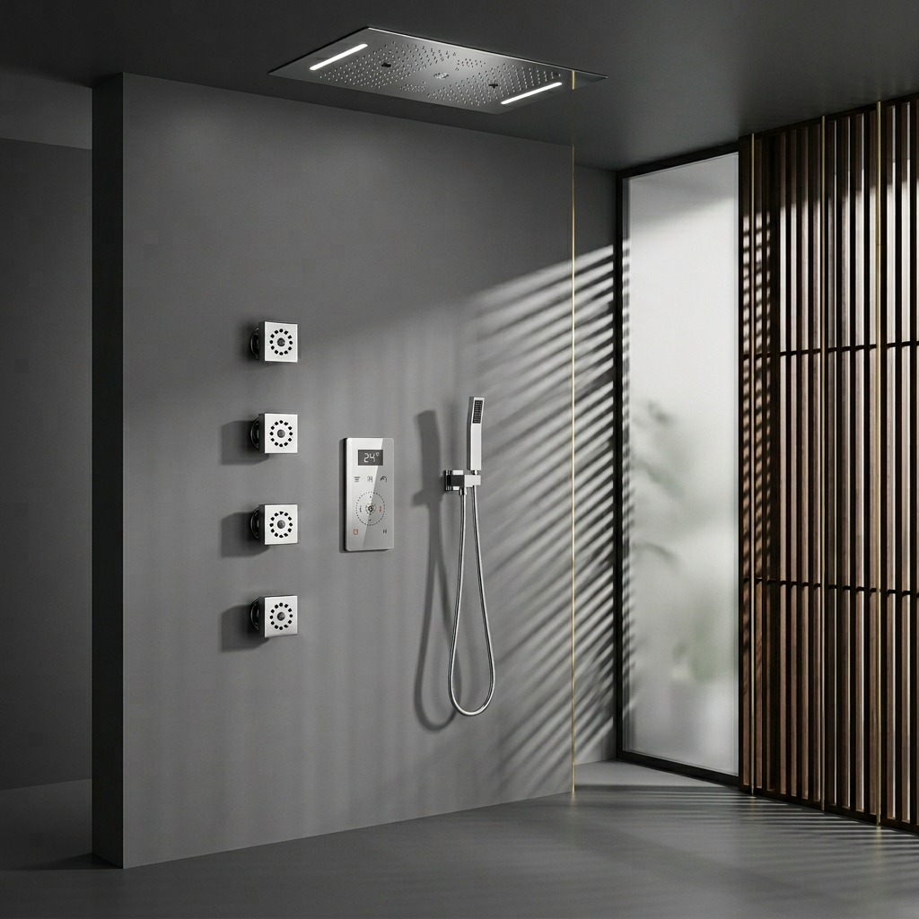 Luxury shower system design concept