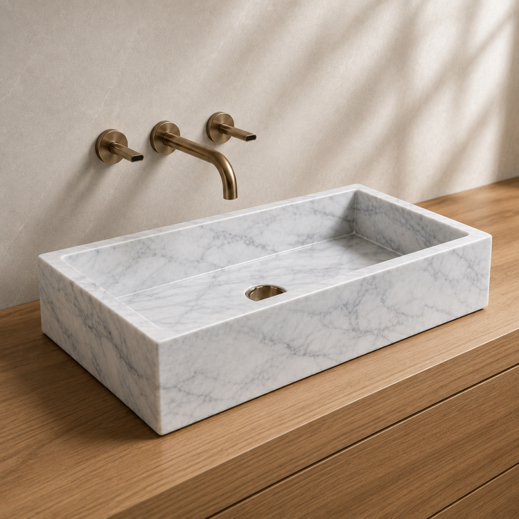 BathSelect antique brass faucet with bowl