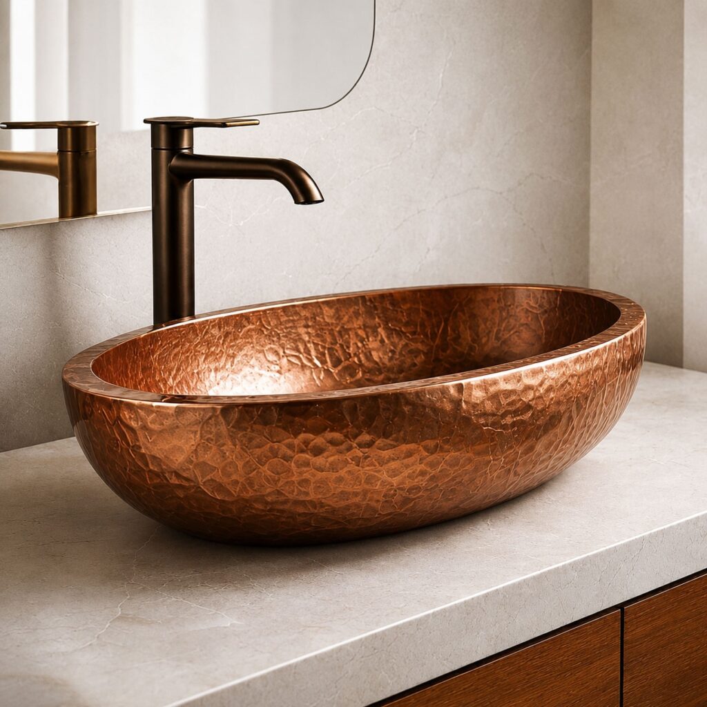 BathSelect oil-rubbed bronze faucet with bowl
