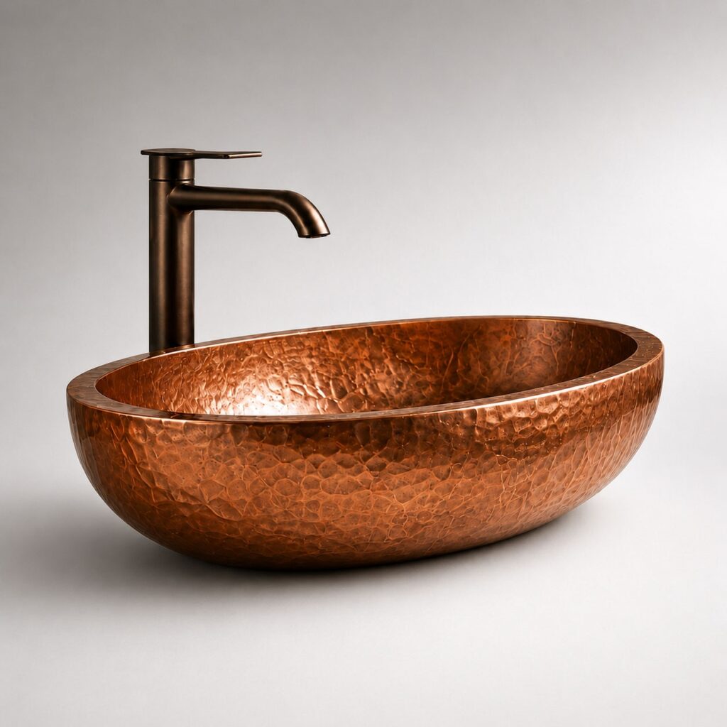 BathSelect oil-rubbed bronze faucet with bowl alternate view