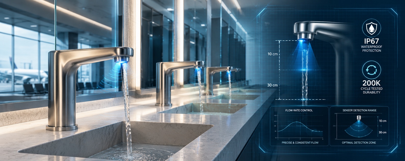 Fontana Commercial Touchless Faucet Evaluation Matrix Background