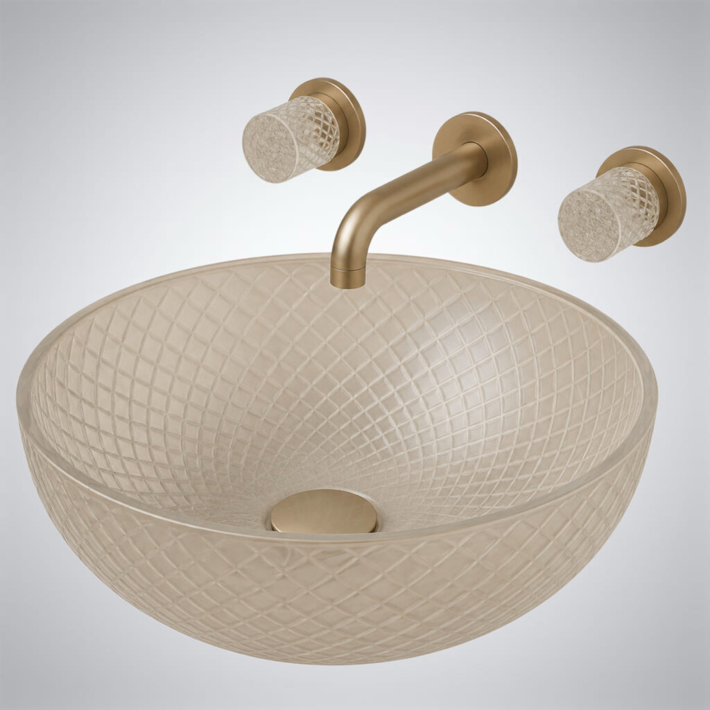 Fontana brushed nickel faucet with bowl