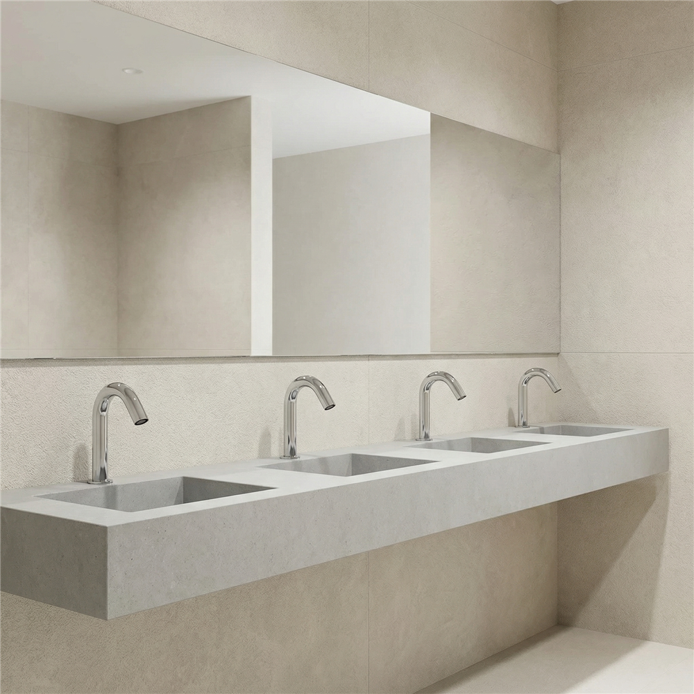Fontana Dax Stainless Steel Long Automatic Sensor Faucet - FS1851-SF