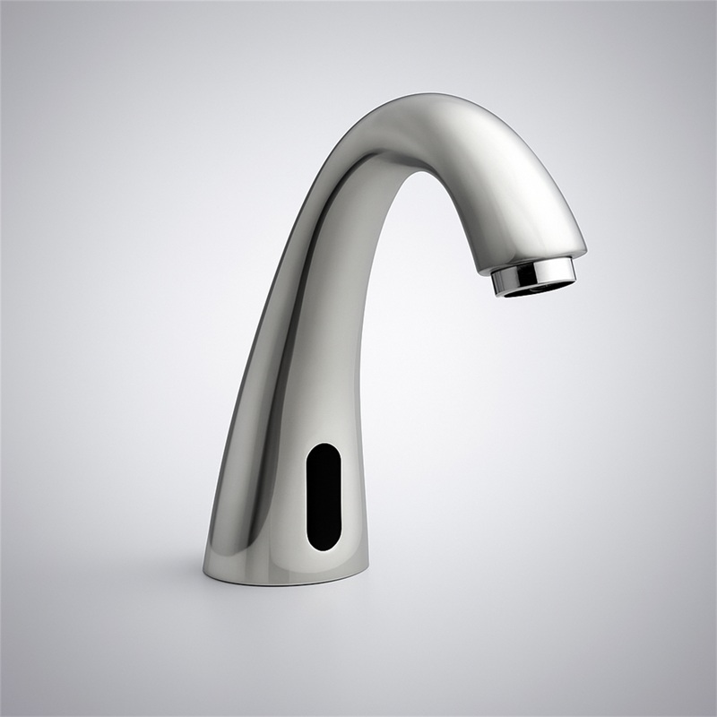 Fontana Chrome Plated Solid Brass Deck Mount Commercial Automatic Sensor Faucet