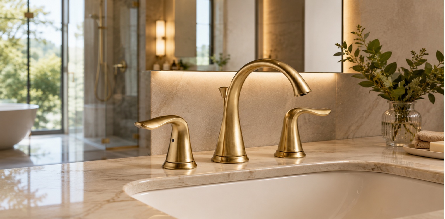 6 Tips for Maintaining Your Champagne Bronze Bathroom Faucet - Luxury bathroom design