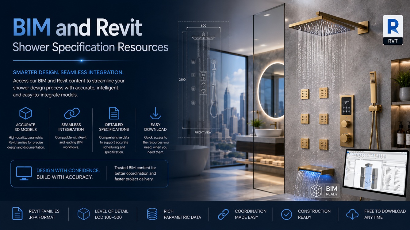 BIM and Revit shower specification resources