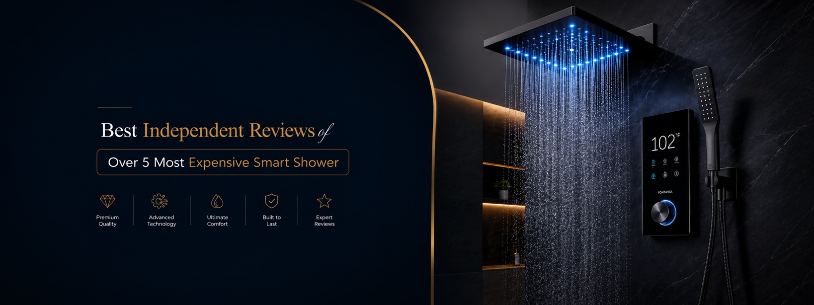 Best Independent Reviews of Over 5 Most Expensive Smart Shower Systems