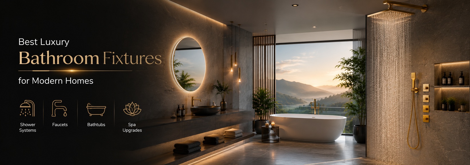 Best Luxury Bathroom Fixtures for Modern Homes Shower Systems
