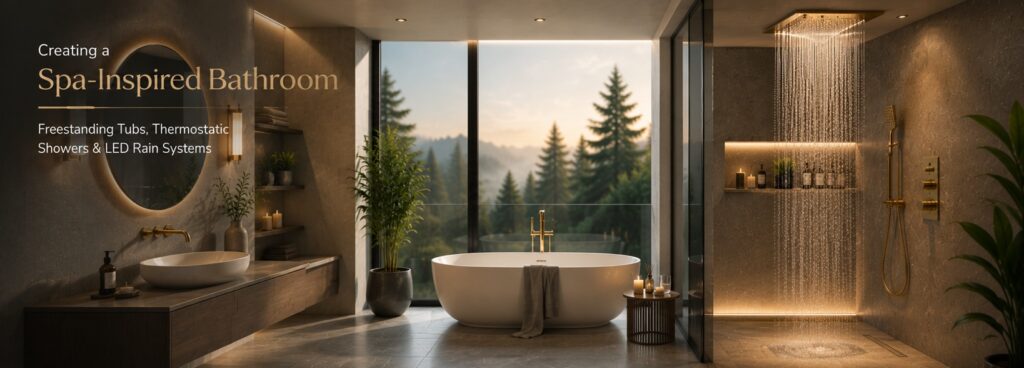 Luxury shower systems for modern homes