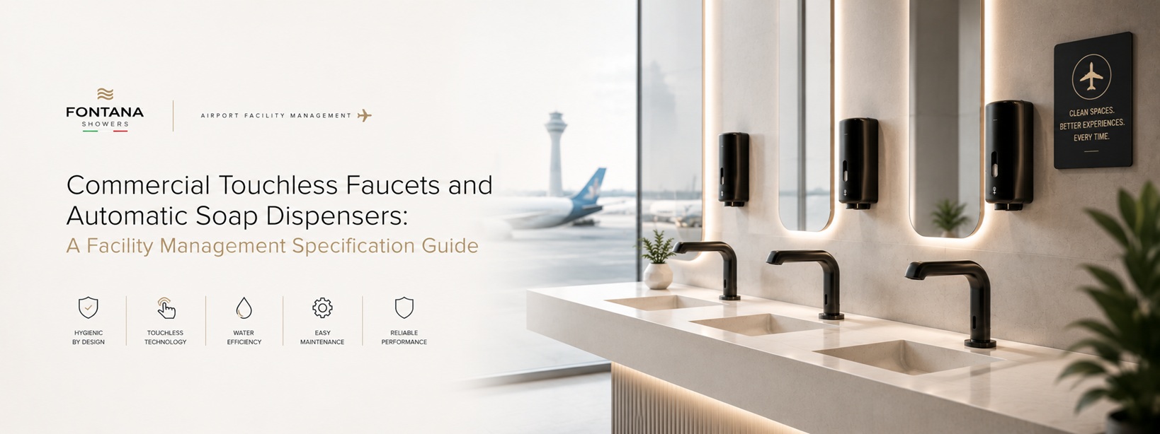 Commercial Touchless Faucets and Automatic Soap Dispensers