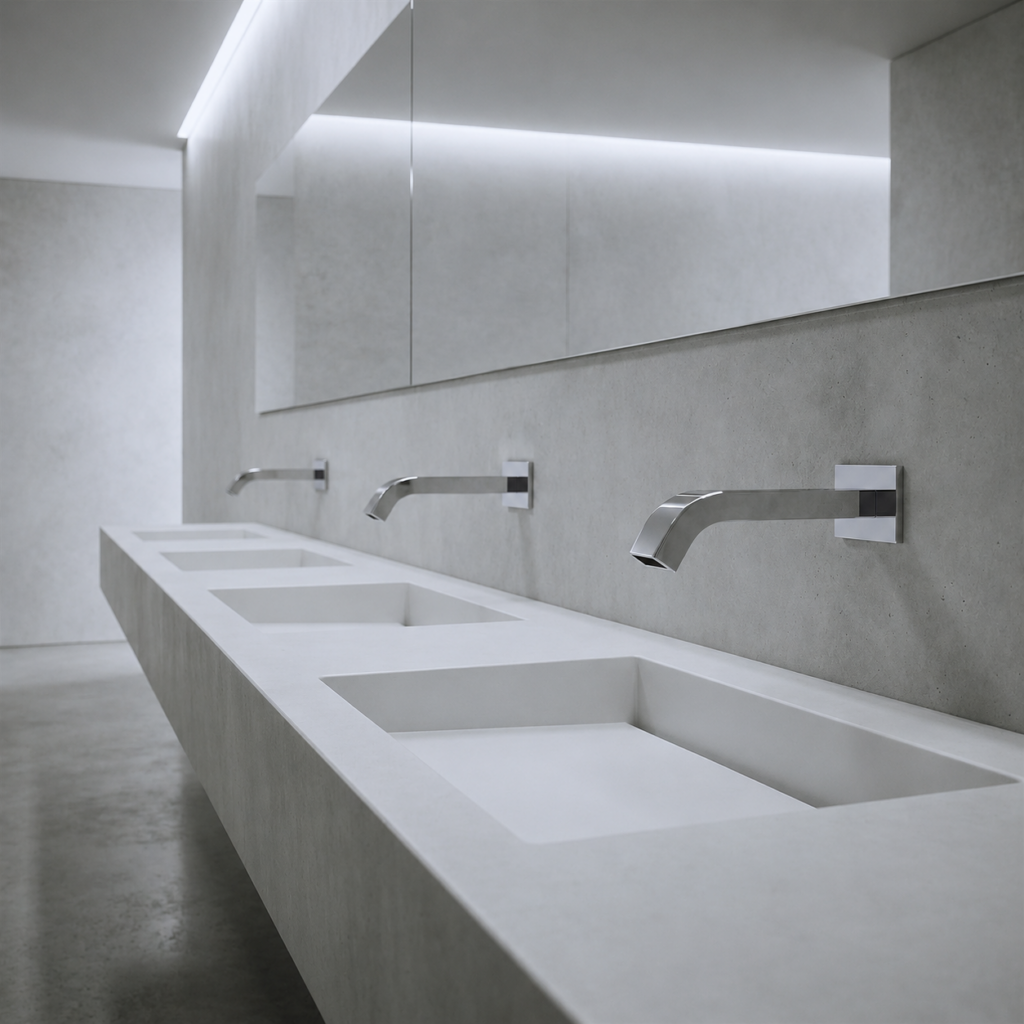 Fontana chrome automatic soap dispenser