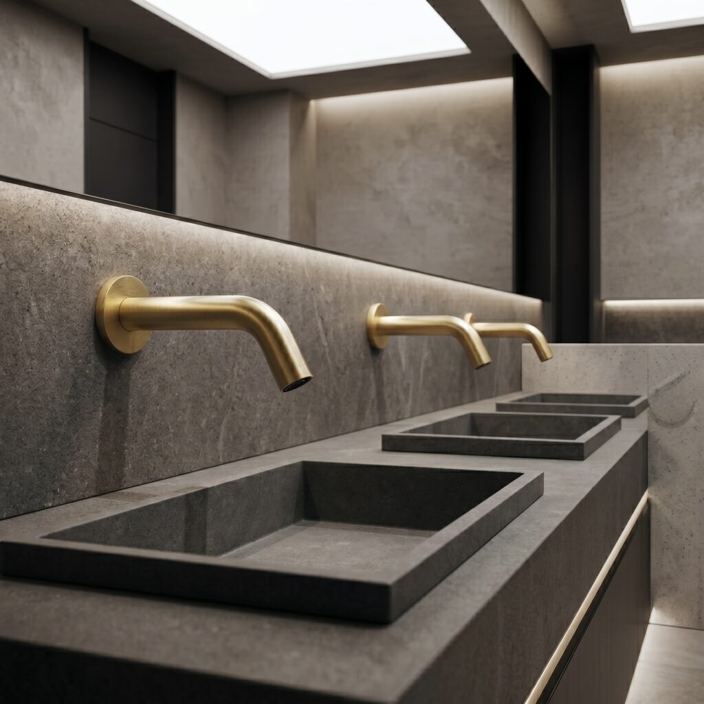 Fontana automatic soap dispenser for commercial restroom counters
