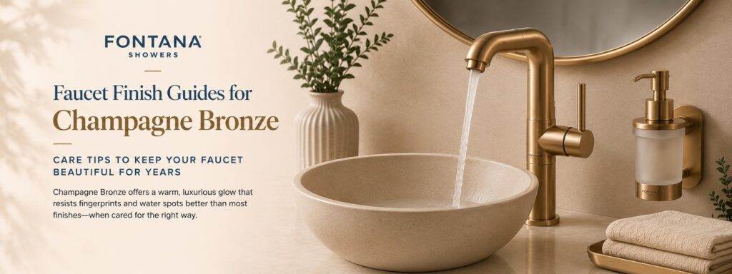 Bathroom faucet finish care guide