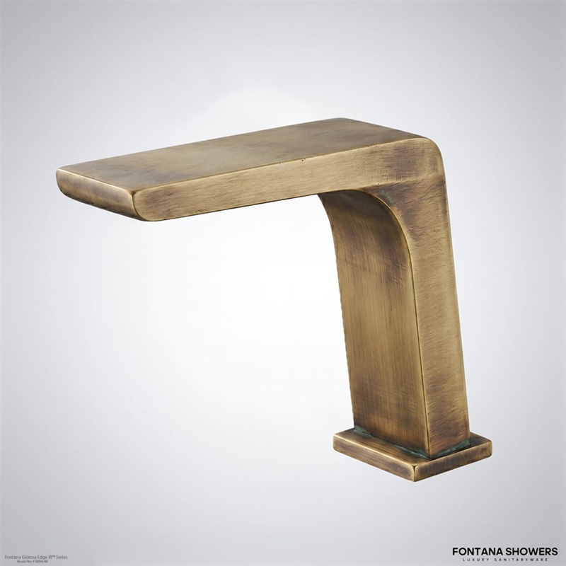 Fontana Gioiosa Edge IR antique brass touchless faucet