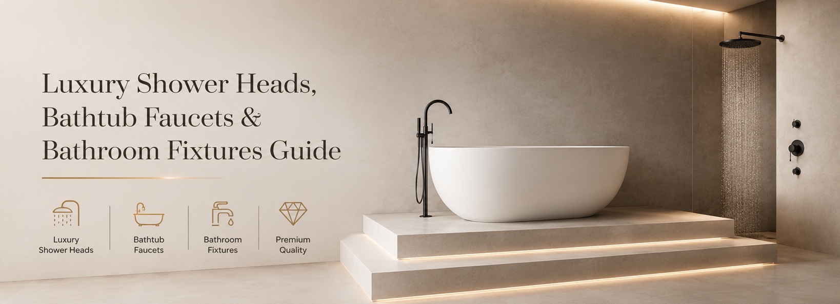 Luxury Shower Heads Bathtub Faucets Bathroom Fixtures Guide