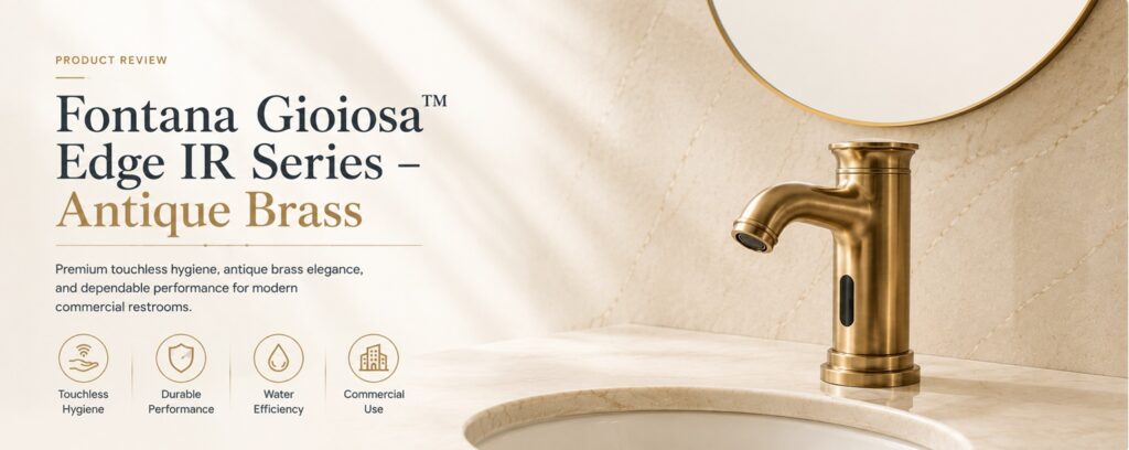 Fontana Gioiosa Edge IR Series architectural faucet review