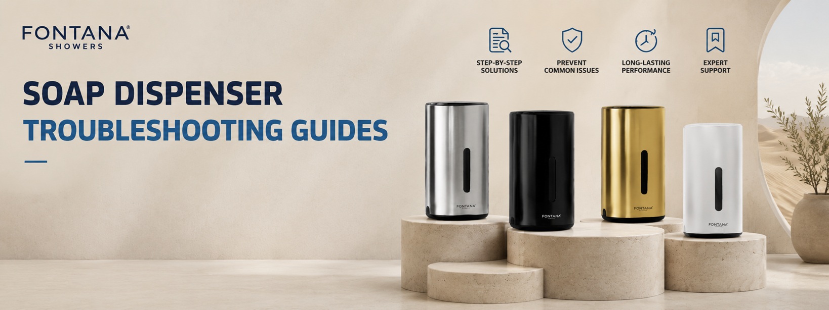 Soap Dispenser Troubleshooting Guides - Fontana Showers