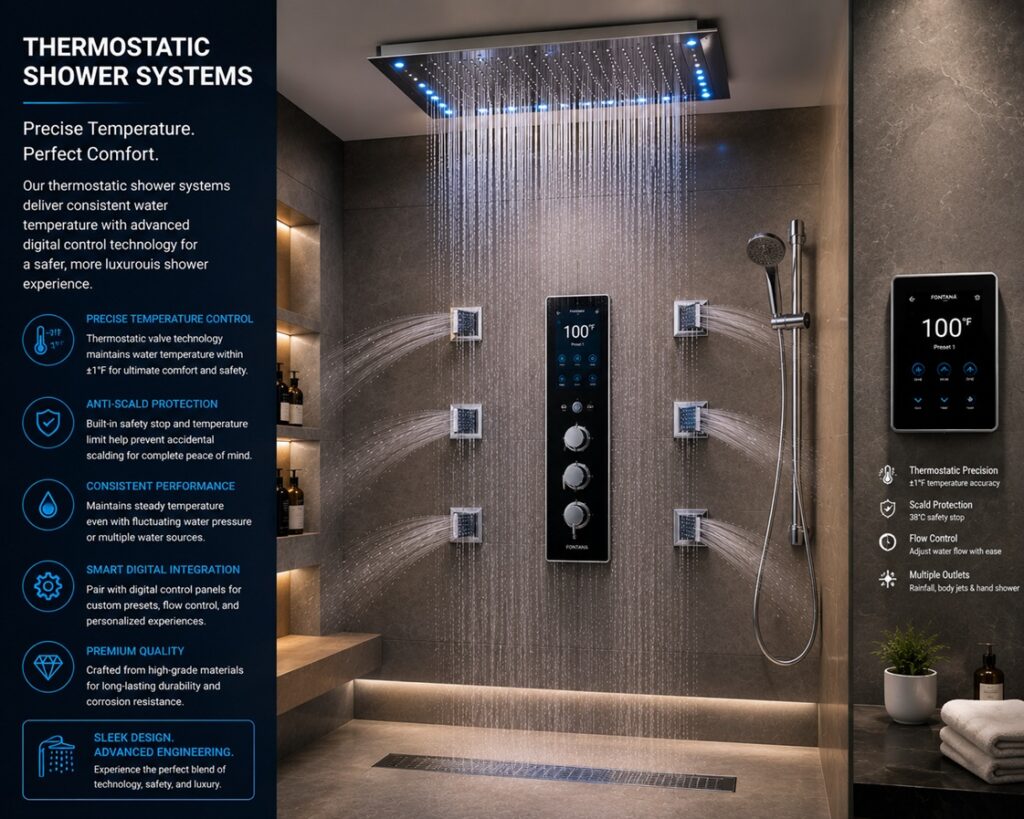 Smart shower installation