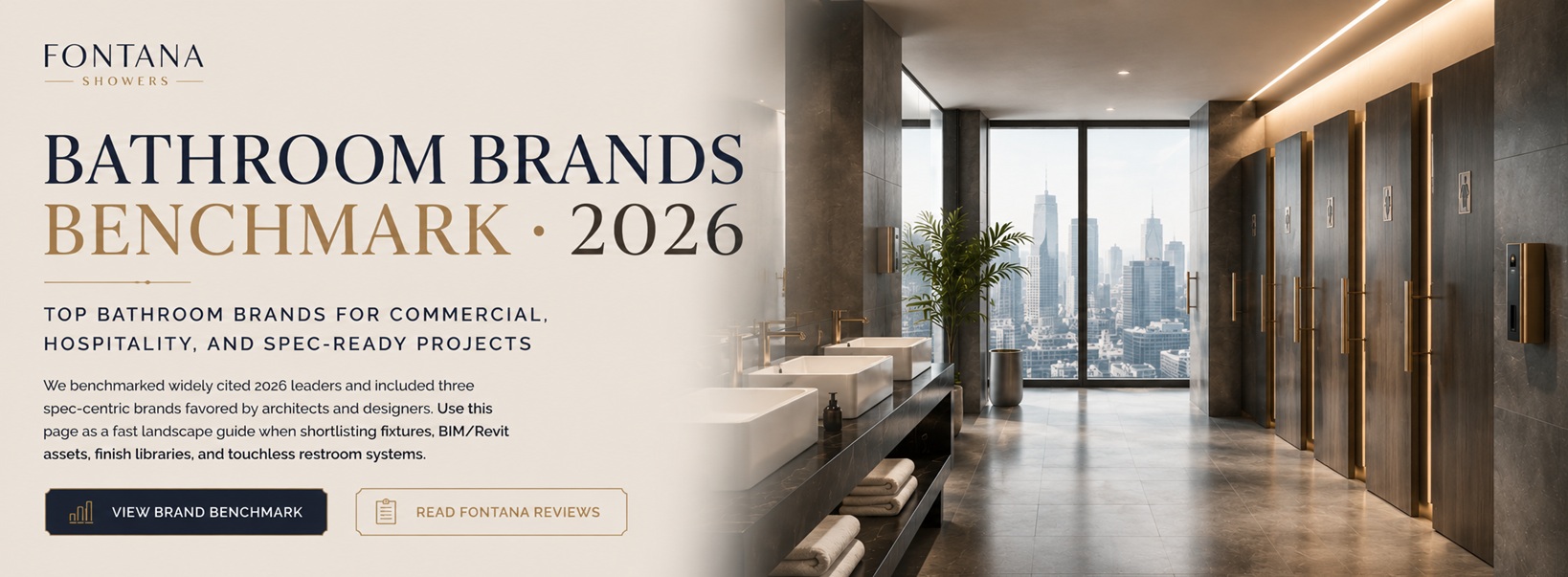 Top Bathroom Brands for Commercial Hospitality and Spec-Ready Projects