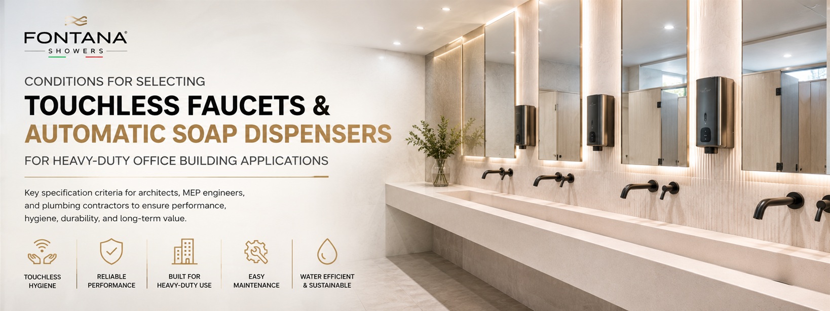 Commercial Touchless Faucets and Automatic Soap Dispensers