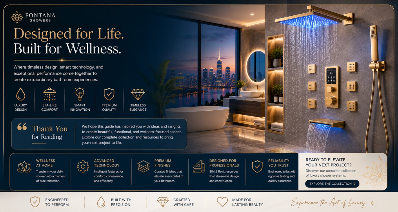 Luxury Shower Systems Conclusion Banner