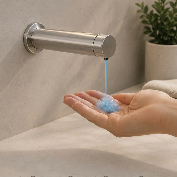 Bathselect touchless soap dispenser systems